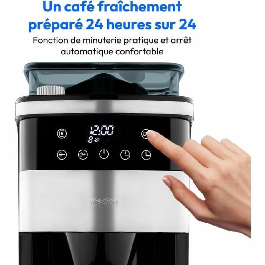 Drip Coffee Machine Medion 1000 W Slvfarvet 1 L #2
