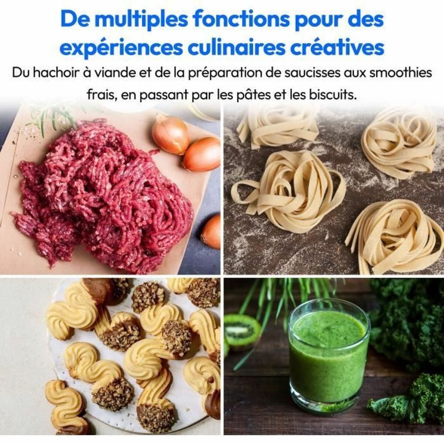 Foodprocessor Medion MD18430 Sort 1200 W 5 L #3