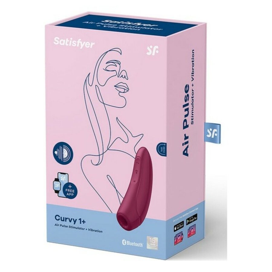 Klitoris sugestimulator Satisfyer Curvy 1+ Bourgogne #7