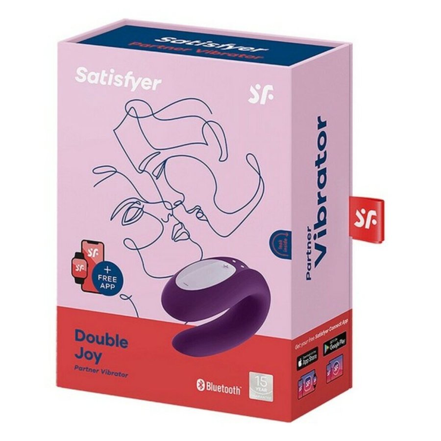 Dual Stimulation Vibe Satisfyer Double Joy Lilla #4