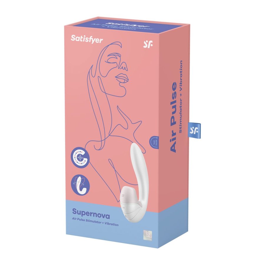 Dual Stimulation Vibe Satisfyer Supernova Hvid #13