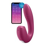 Dual Stimulation Vibe  Supernova Insertable Satisfyer Sunray Rd Fuchsia #13