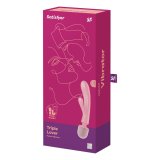 Dual Stimulation Vibe Satisfyer Triple Lover Pink #7