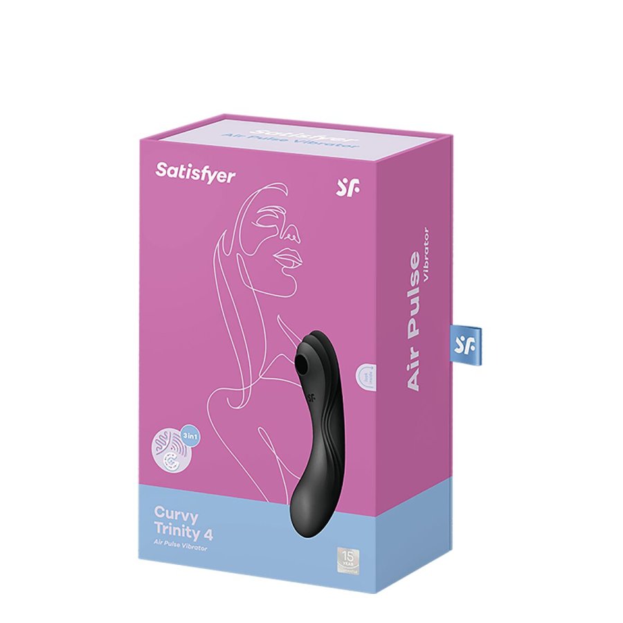 Dual Stimulation Vibe Satisfyer CURVY TRINITY 4 Sort #1