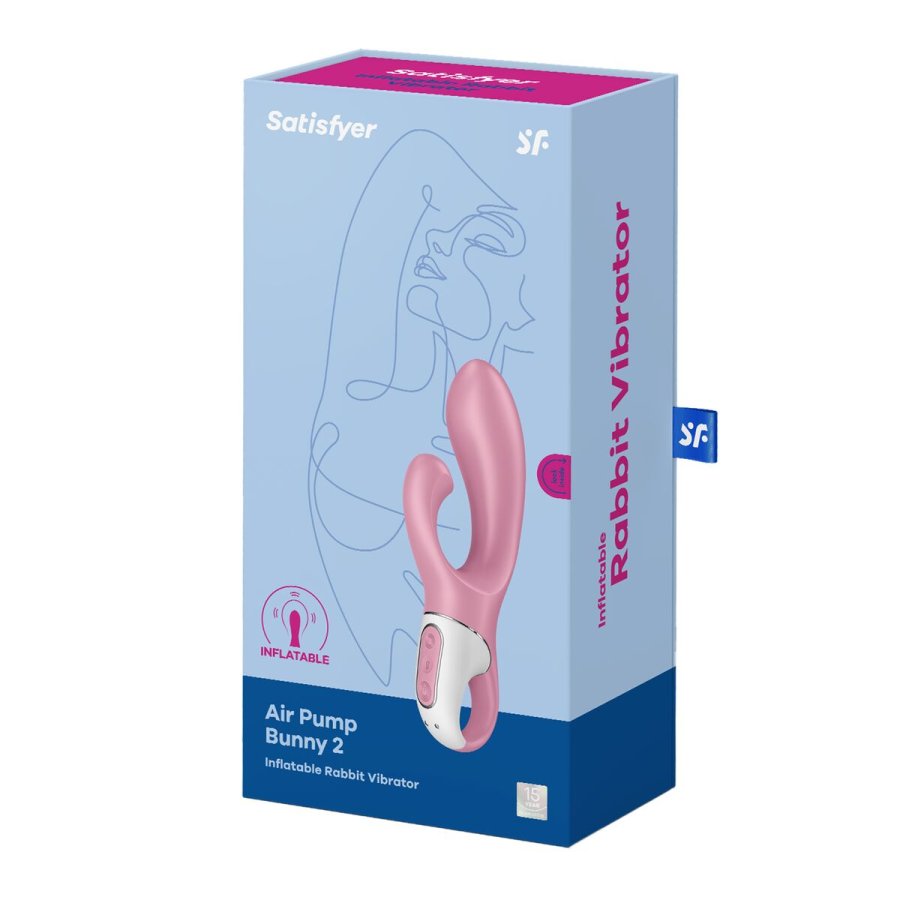 G-Punkt Vibrator Satisfyer Air Pump Bunny 2 Light Pink #11