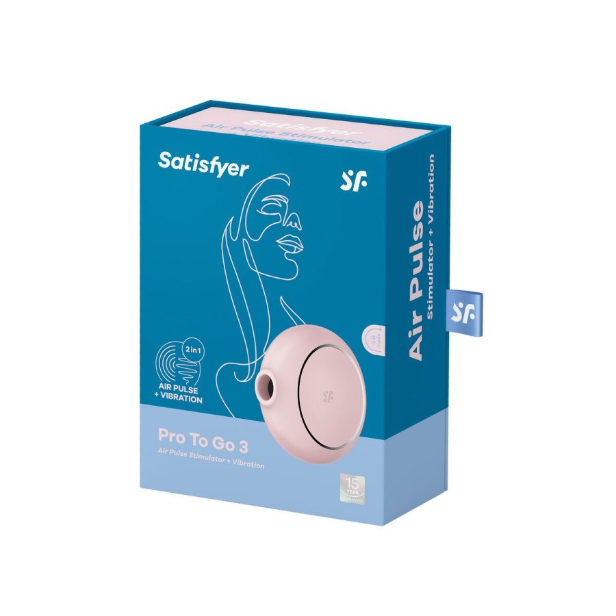 Klitoris sugestimulator Satisfyer Pro to go 3 Pink #9