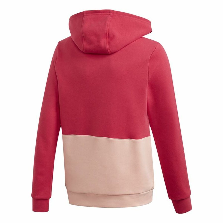 Sweatshirt til Brn Adidas Trefoil Koral #2