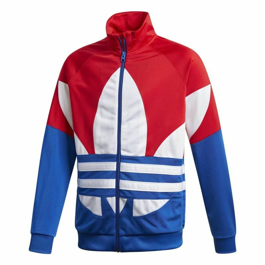 Sportsjakke til brn Adidas Big Trefoil Rd #1
