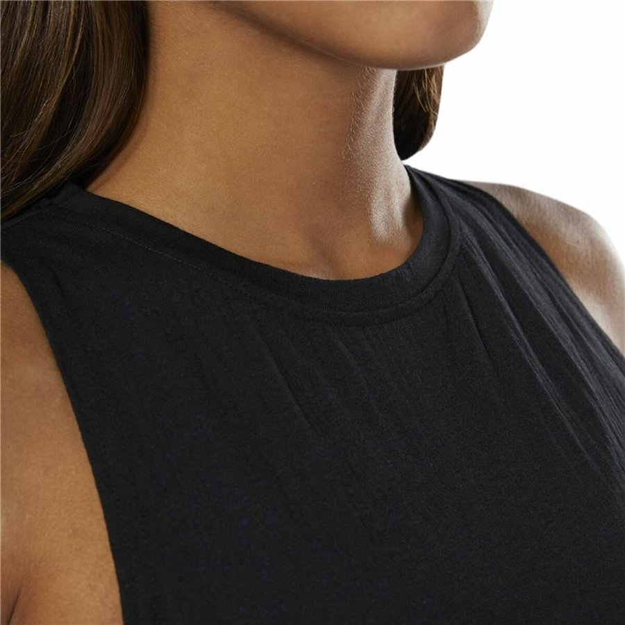 T-shirt til Damer uden rmer Reebok Burnout Sort #6