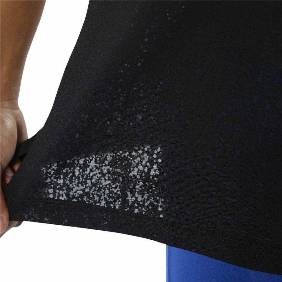 T-shirt til Damer uden rmer Reebok Burnout Sort #7