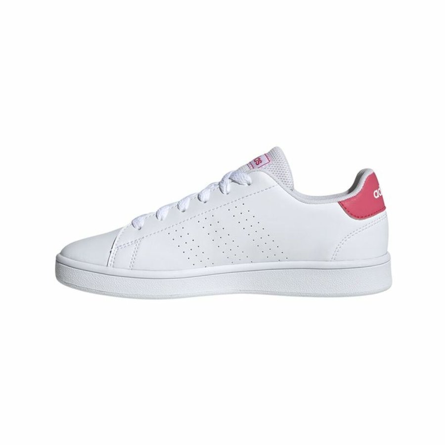 L�besko til b�rn Adidas Advantage Pige Hvid #2