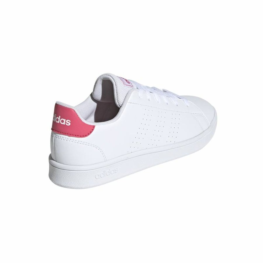 L�besko til b�rn Adidas Advantage Pige Hvid #5