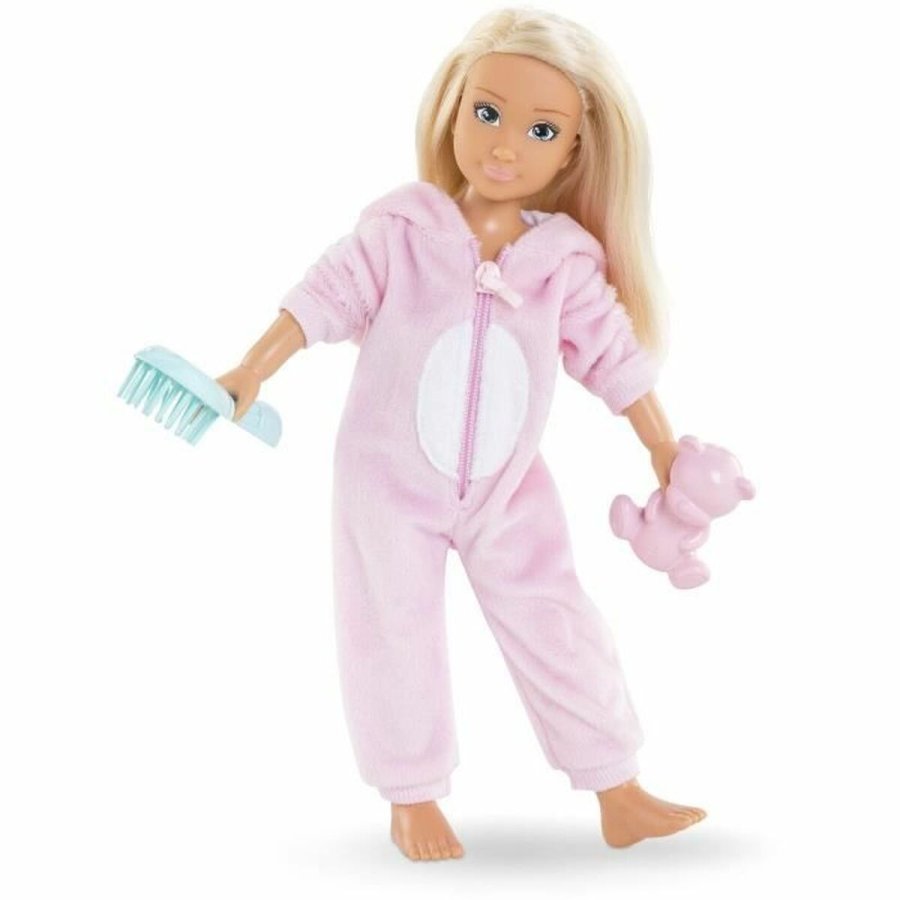 Babydukke med tilbehr Corolle Valentine Pyjama Party #6