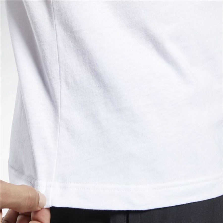 Kortrmet T-shirt til Mnd Reebok Graphic Series Linear Logo Hvid 2XL #5