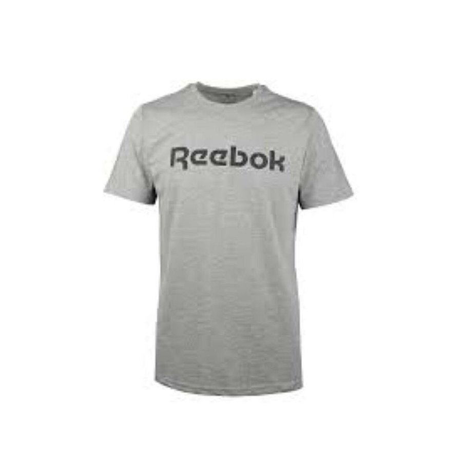 Kort�rmet T-shirt til M�nd Reebok GS REEBOK LINEAR READ TEE 100038780 Gr� #2