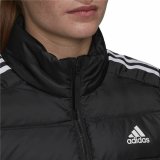 Sportsjakke til damer Adidas Ess Down Hvid Sort Vest #7