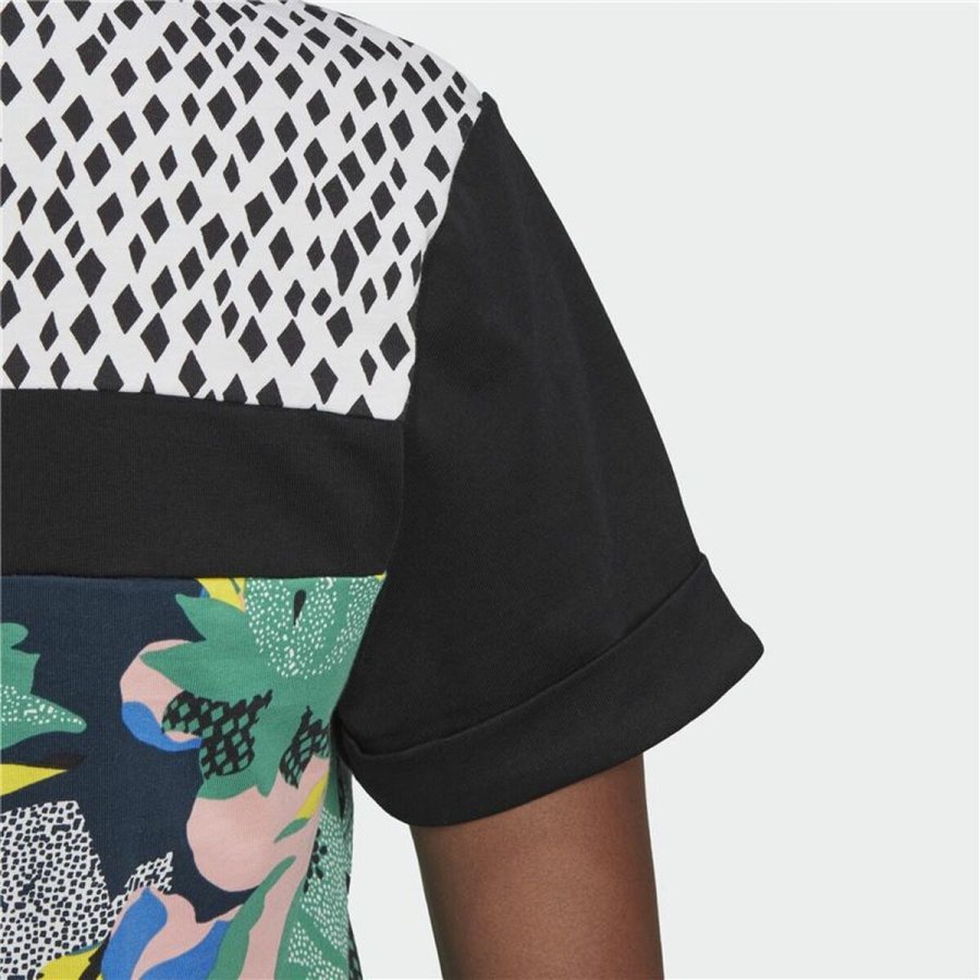 Kortrmet T-shirt til Kvinder Adidas Cropped Sort (42) #2