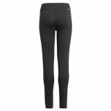 Sport leggins til b�rn Adidas Design 2 Move 3 Stripes Sort #2