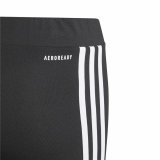 Sport leggins til b�rn Adidas Design 2 Move 3 Stripes Sort #3