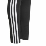 Sport leggins til b�rn Adidas Design 2 Move 3 Stripes Sort #4
