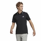 Kortrmet Polotrje til Mnd Adidas Aeroready essentials Sort #1