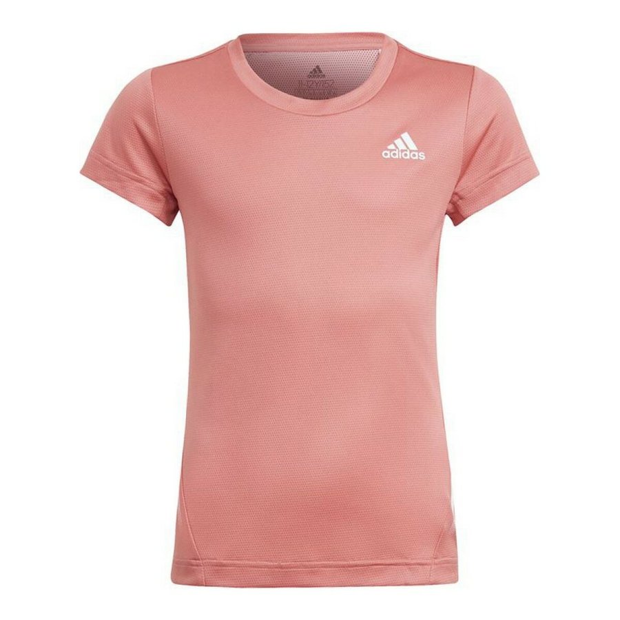 Brne Kortrmet T-shirt Adidas Aeroready Laksefarvet #1