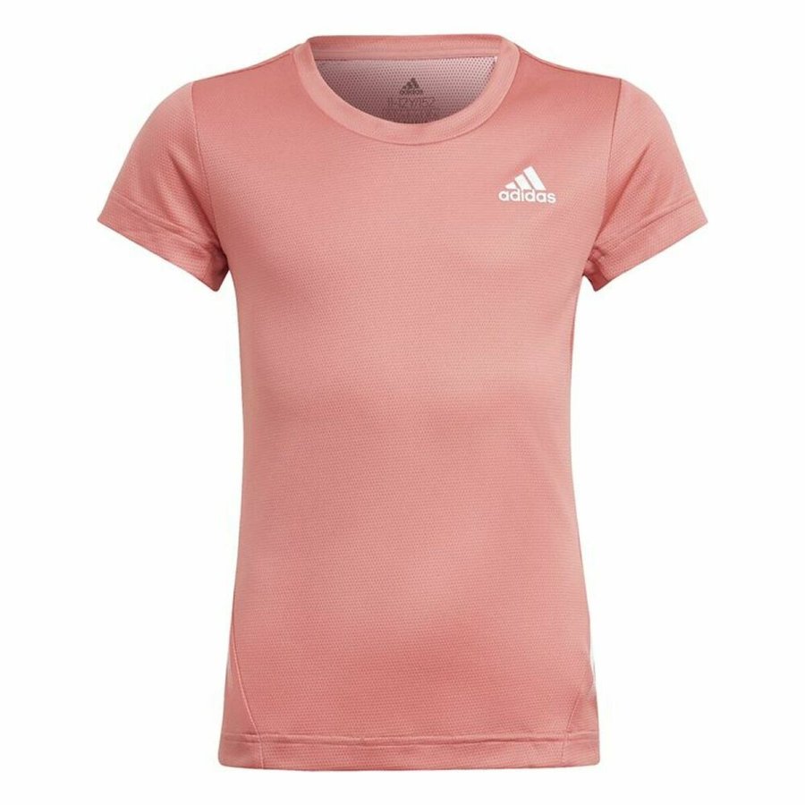 Brne Kortrmet T-shirt Adidas Aeroready Laksefarvet #2