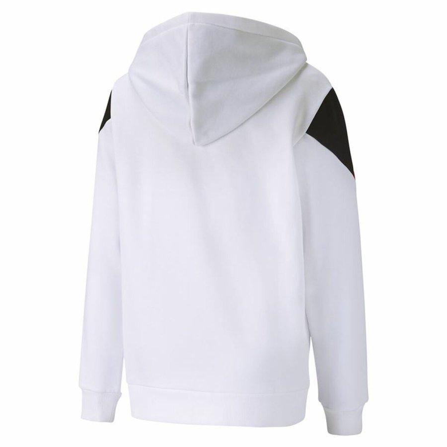 Sportsjakke til b�rn Rebel Puma Block Full-Zip Hoodie  Hvid #4