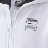Sportsjakke til b�rn Rebel Puma Block Full-Zip Hoodie  Hvid #5