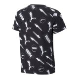 Brne Kortrmet T-shirt Puma AOP Sort #5
