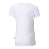 Brne Kortrmet T-shirt Puma ESS Logo Tee Hvid #2