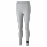 Sport leggins til kvinder Puma Essentials Logo Lysegr #1
