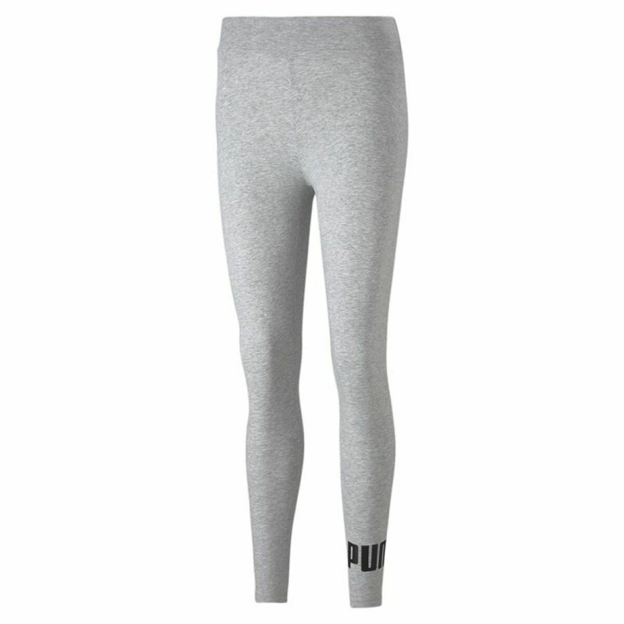 Sport leggins til kvinder Puma Essentials Logo Lysegr #1