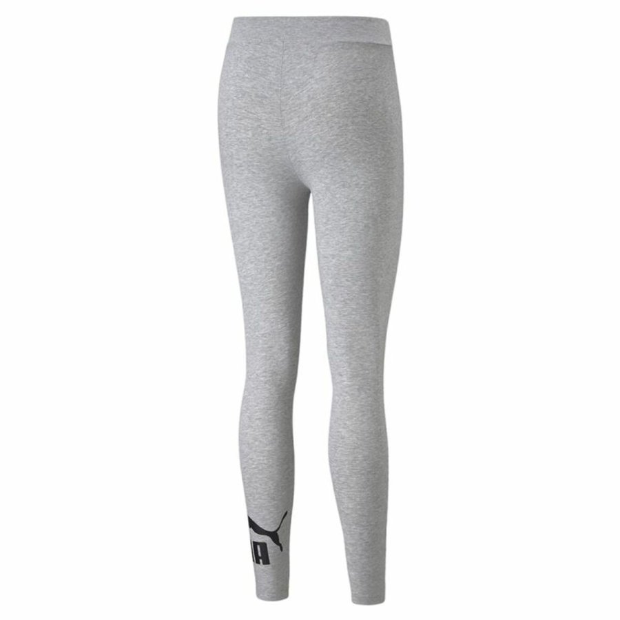 Sport leggins til kvinder Puma Essentials Logo Lysegr #2