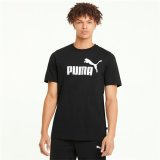 Kortrmet T-shirt til Mnd Puma 586666 01 Sort (L) (1 enheder) #3