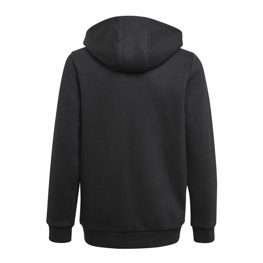 Sweatshirt med htte til piger Adidas Essentials Sort #2