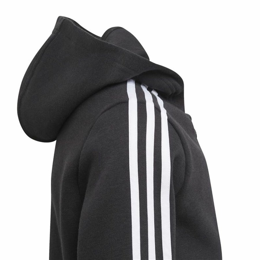 Sweatshirt med htte til piger Adidas Essentials Sort #3