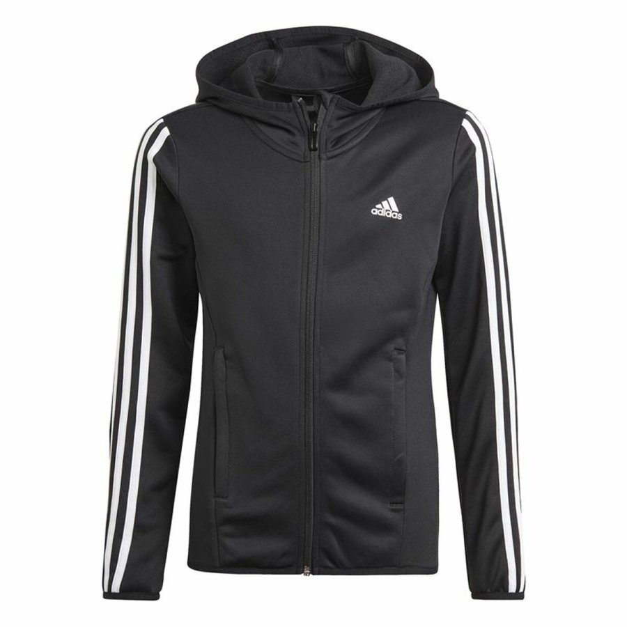 Sweatshirt med htte til piger Adidas Designed to Move Sort #1