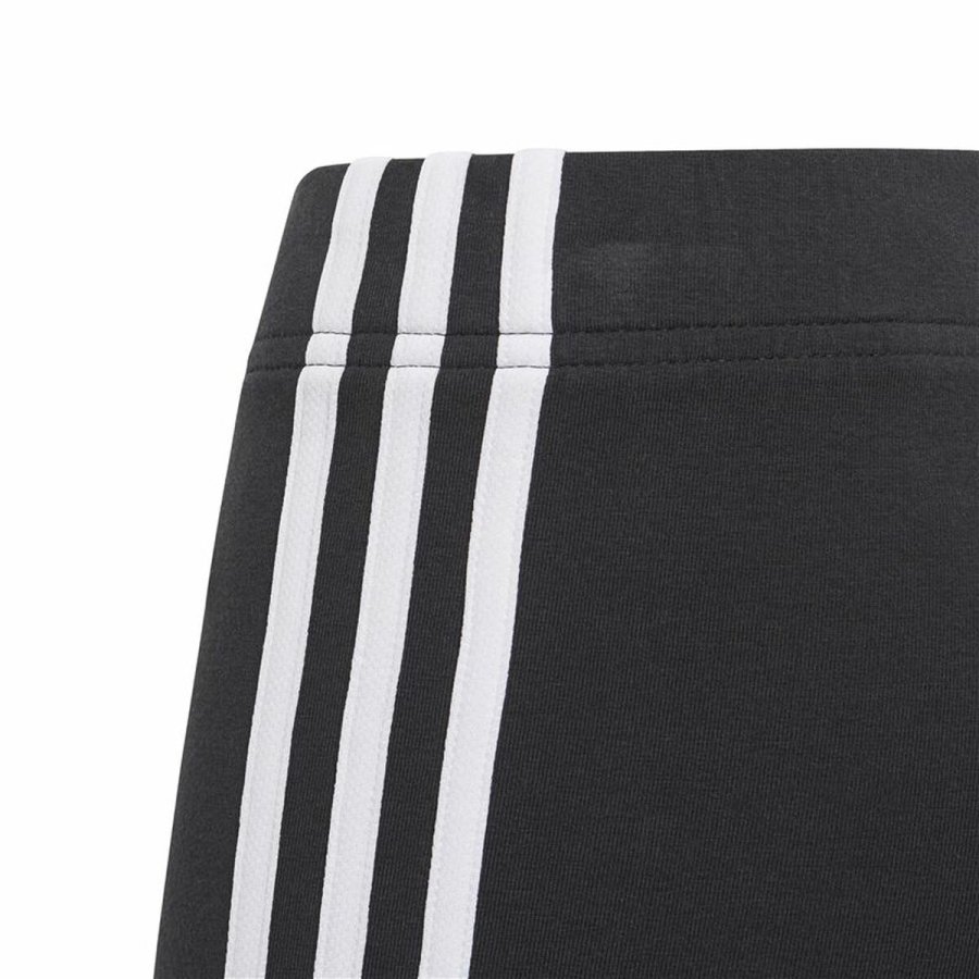 Sport leggins til brn Adidas Essentials 3 Stripes Sort #4