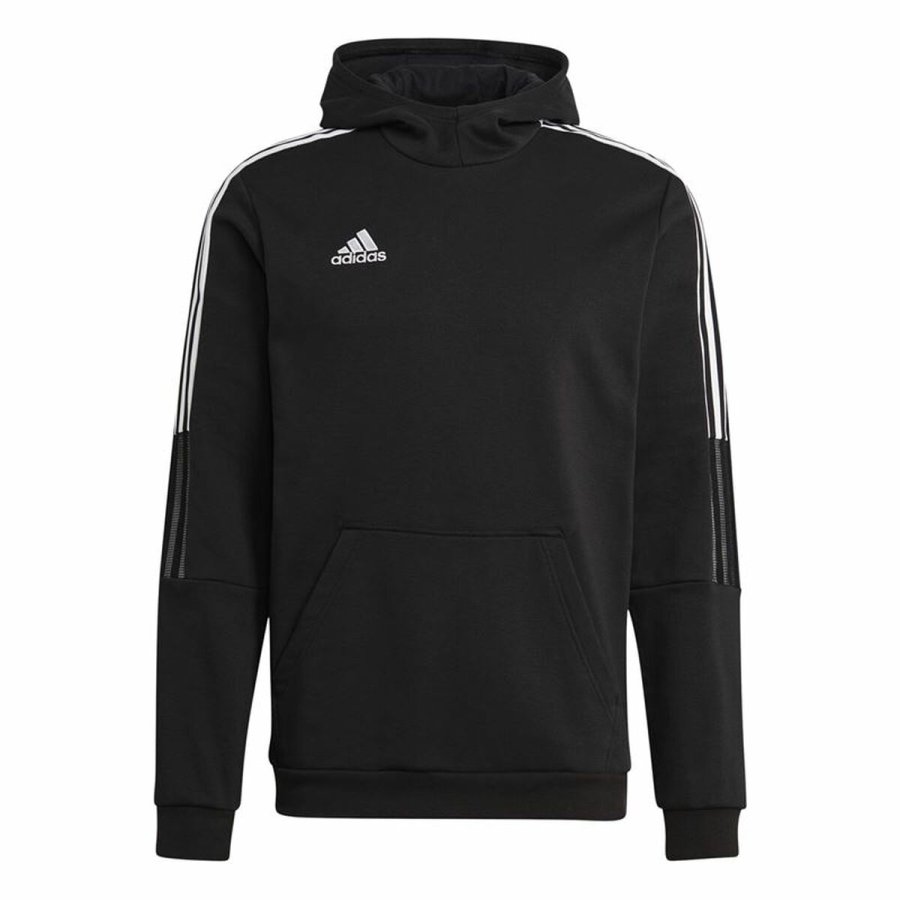 Trning sweatshirt til voksne Adidas Tiro 21 Sort (XS) #1