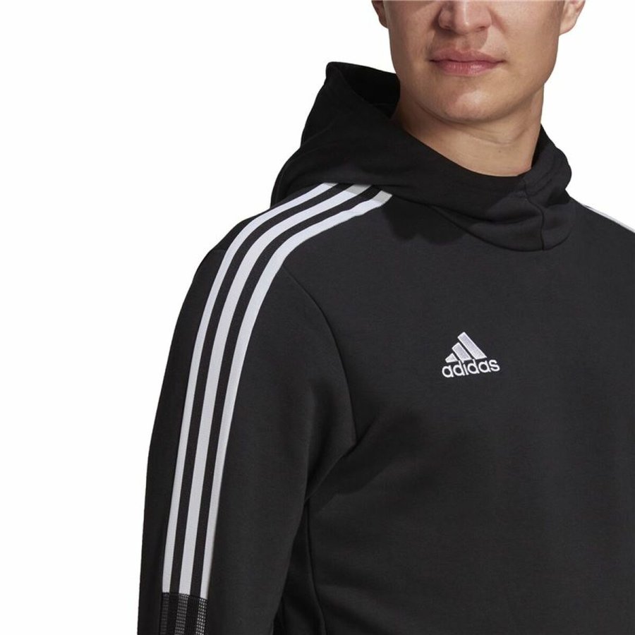 Trning sweatshirt til voksne Adidas Tiro 21 Sort (XS) #5