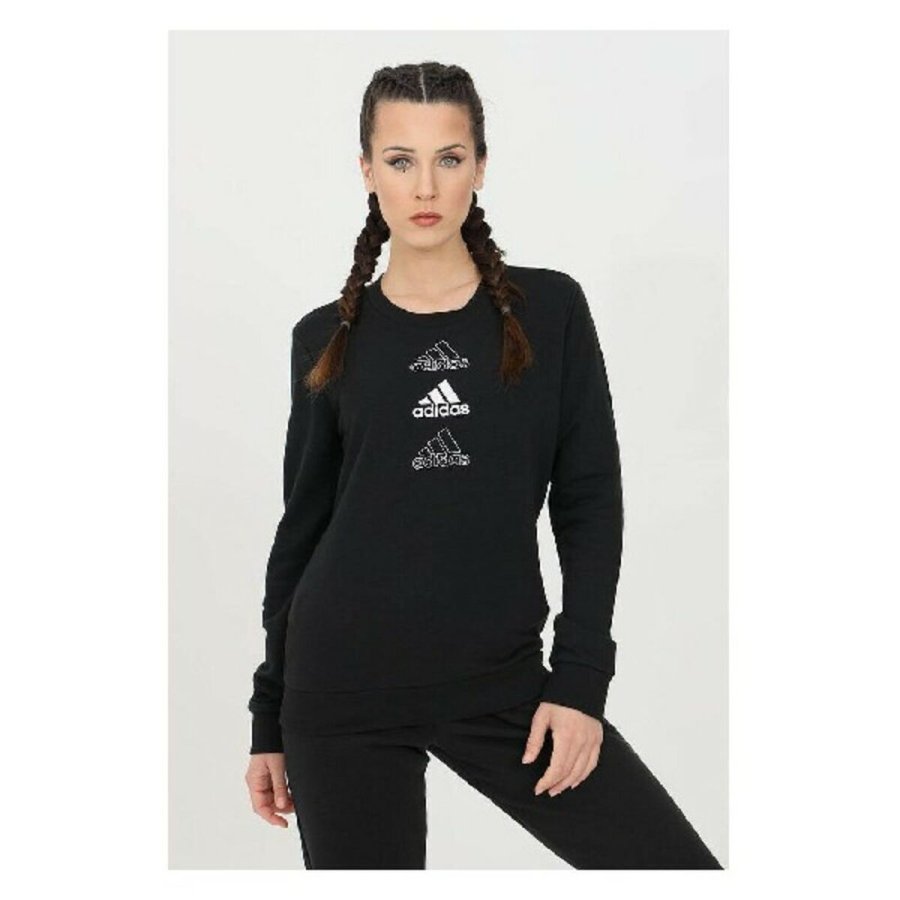 Sweaters uden H�tte til Kvinder Adidas W S SWT GL1400 Sort #1