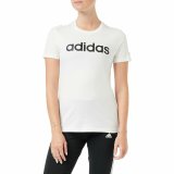 Kortrmet T-shirt til Kvinder Adidas Hvid #1