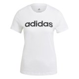 Kortrmet T-shirt til Kvinder Adidas Hvid #2