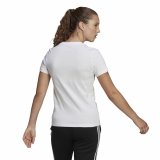 Kortrmet T-shirt til Kvinder Adidas Hvid #5