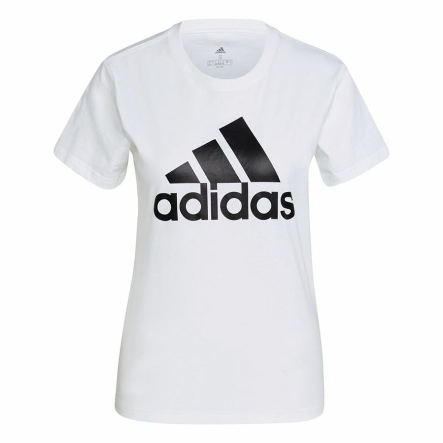 Kortrmet T-shirt til Kvinder Adidas GL0649 Hvid (XS) #1
