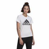 Kortrmet T-shirt til Kvinder Adidas GL0649 Hvid (XS) #2