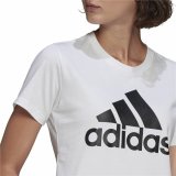Kortrmet T-shirt til Kvinder Adidas GL0649 Hvid (XS) #4