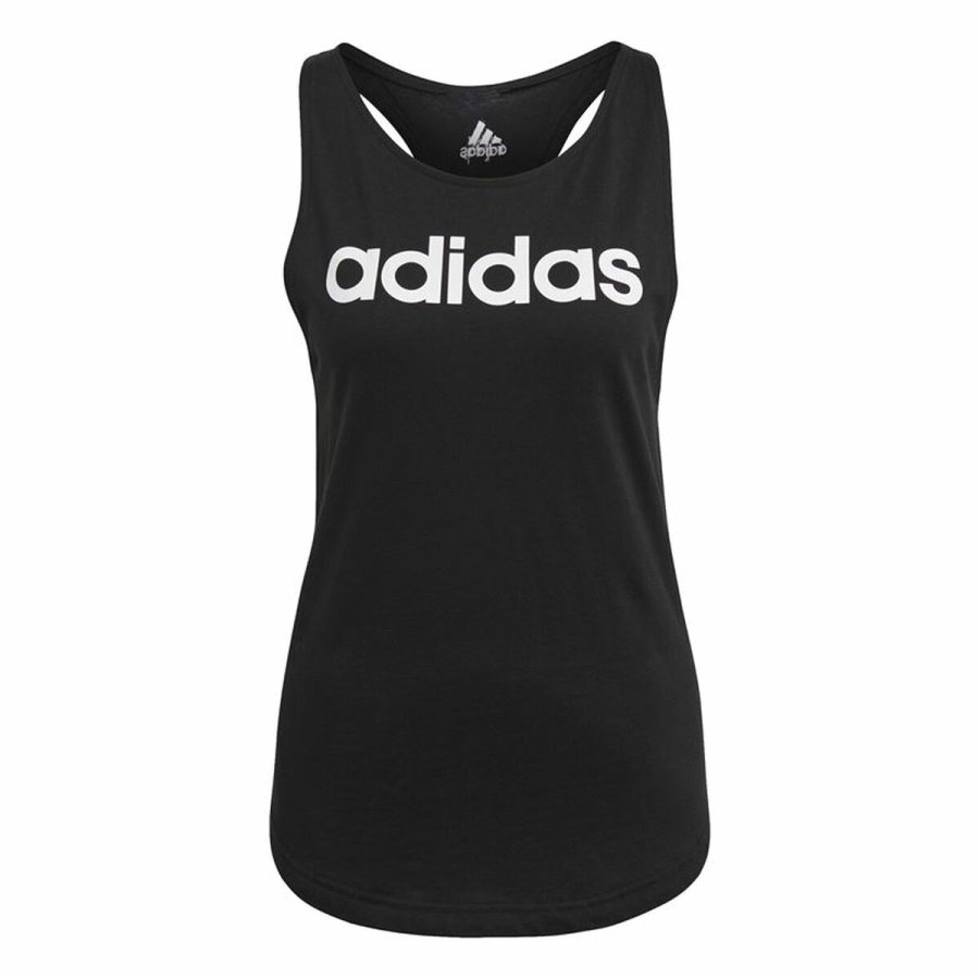Kortrmet T-shirt til Mnd Adidas Sort #1