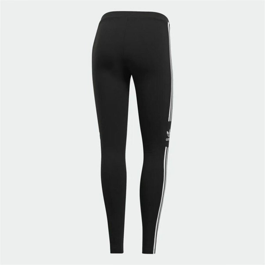 Sport leggins til kvinder Adidas Adicolor 3 Stripes Trefoil Sort #3